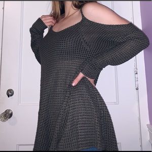 Open Shoulder Sweater